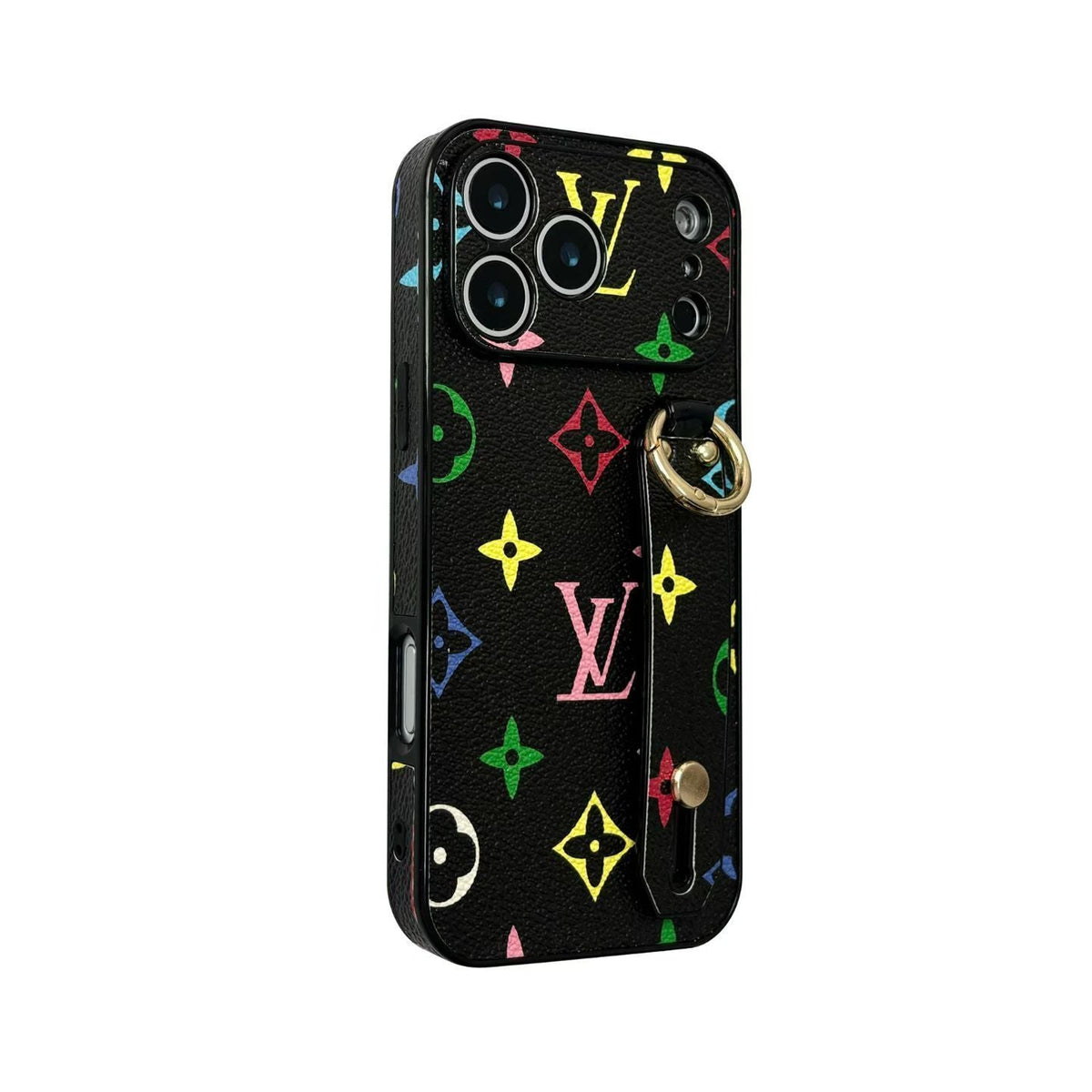 Lv Hand Strap Back Cover Case For 13-17 / Pro / Pro Max / Plus / Air