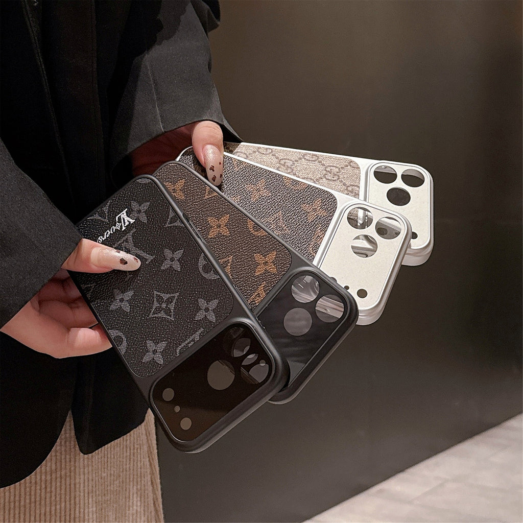 Lv Lens Protection Iphone Case 14-17 / Pro / Pro Max