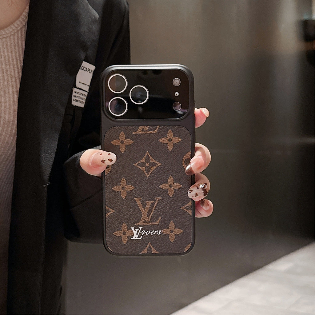 Lv Lens Protection Iphone Case 14-17 / Pro / Pro Max
