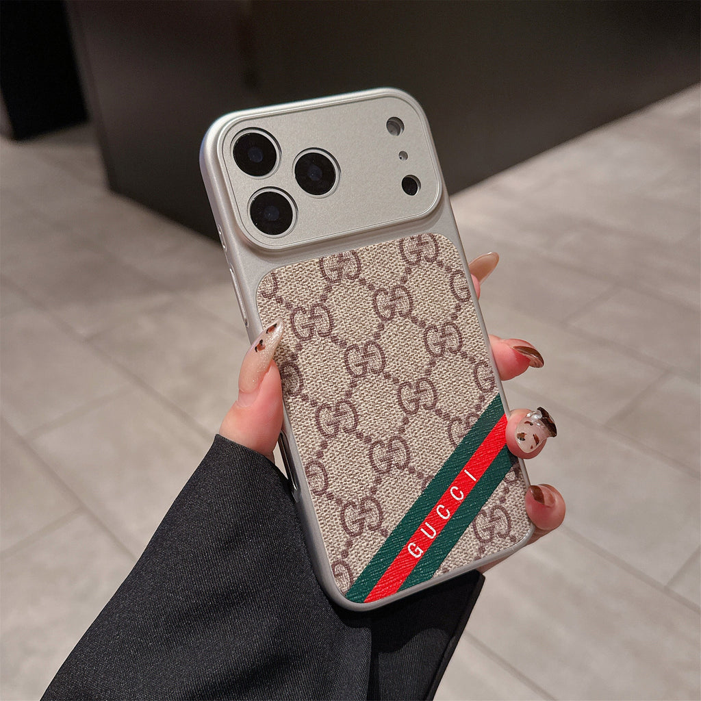 Lv Lens Protection Iphone Case 14-17 / Pro / Pro Max
