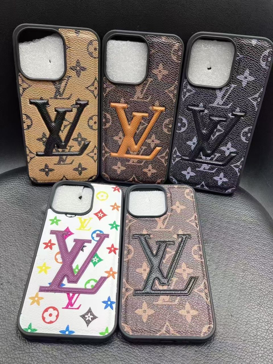 Stylish Louis Vuitton Phone Cover Logo Initial For Iphone 13-16 Pro Max