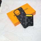 Louis V Magsafe Iphone Case Card Holder For 12-16 Pro Max Plus