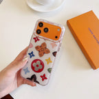 Multicolor Monogram White Lv Case Iphone 14-17 / Pro / Pro Max