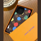 Lv Iphone Case Paint Spots Design For 11 12 13 14 Pro Max
