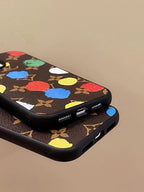 Lv Iphone Case Paint Spots Design For 11 12 13 14 Pro Max