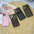 Lv Pattern Leather Iphone Case 12-17 / Pro / Pro Max / Plus / Air