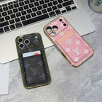 Lv Pattern Leather Iphone Case 12-17 / Pro / Pro Max / Plus / Air