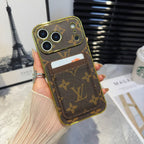Lv Pattern Leather Iphone Case 12-17 / Pro / Pro Max / Plus / Air