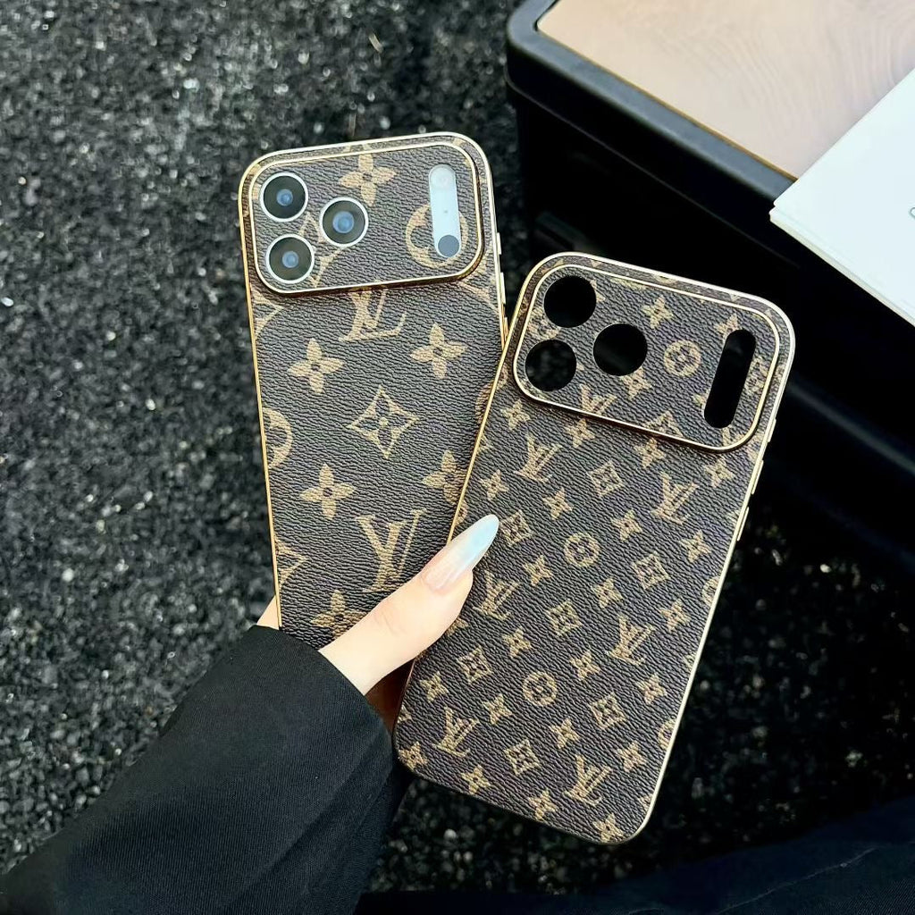 Lv Phone Case Iphone 17 / Pro / Pro Max / Air / Electroplated