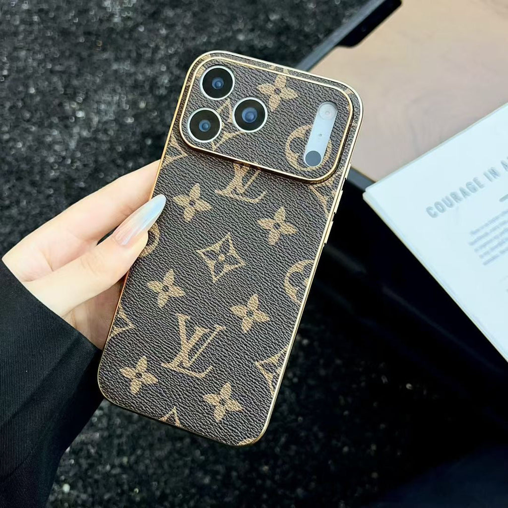 Lv Phone Case Iphone 17 / Pro / Pro Max / Air / Electroplated