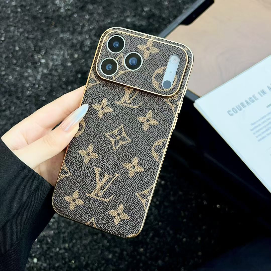 Lv Phone Case Iphone 17 / Pro / Pro Max / Air / Electroplated