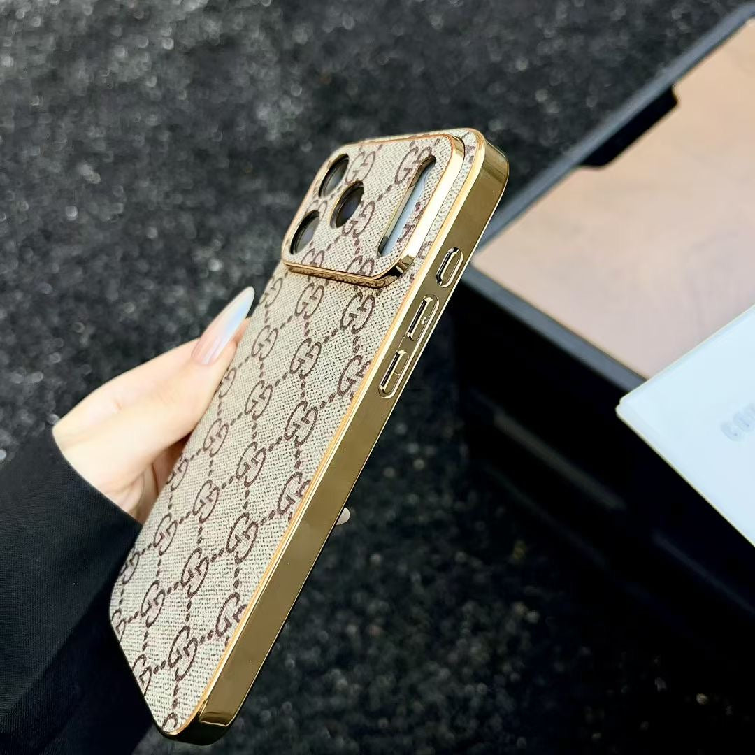 Lv Phone Case Iphone 17 / Pro / Pro Max / Air / Electroplated