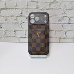 Lv Style Card Holder Phone Case For Iphone 12-17 / Pro / Pro Max / Plus