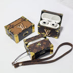 Lv Trunk Airpods Case For 2Nd / 3Rd / Pro / Pro 2 / Generation