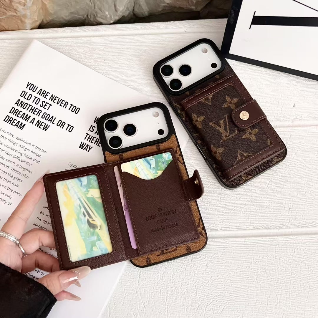 Lv Wallet Phone Case For Iphone 17 / Pro / Pro Max / Air