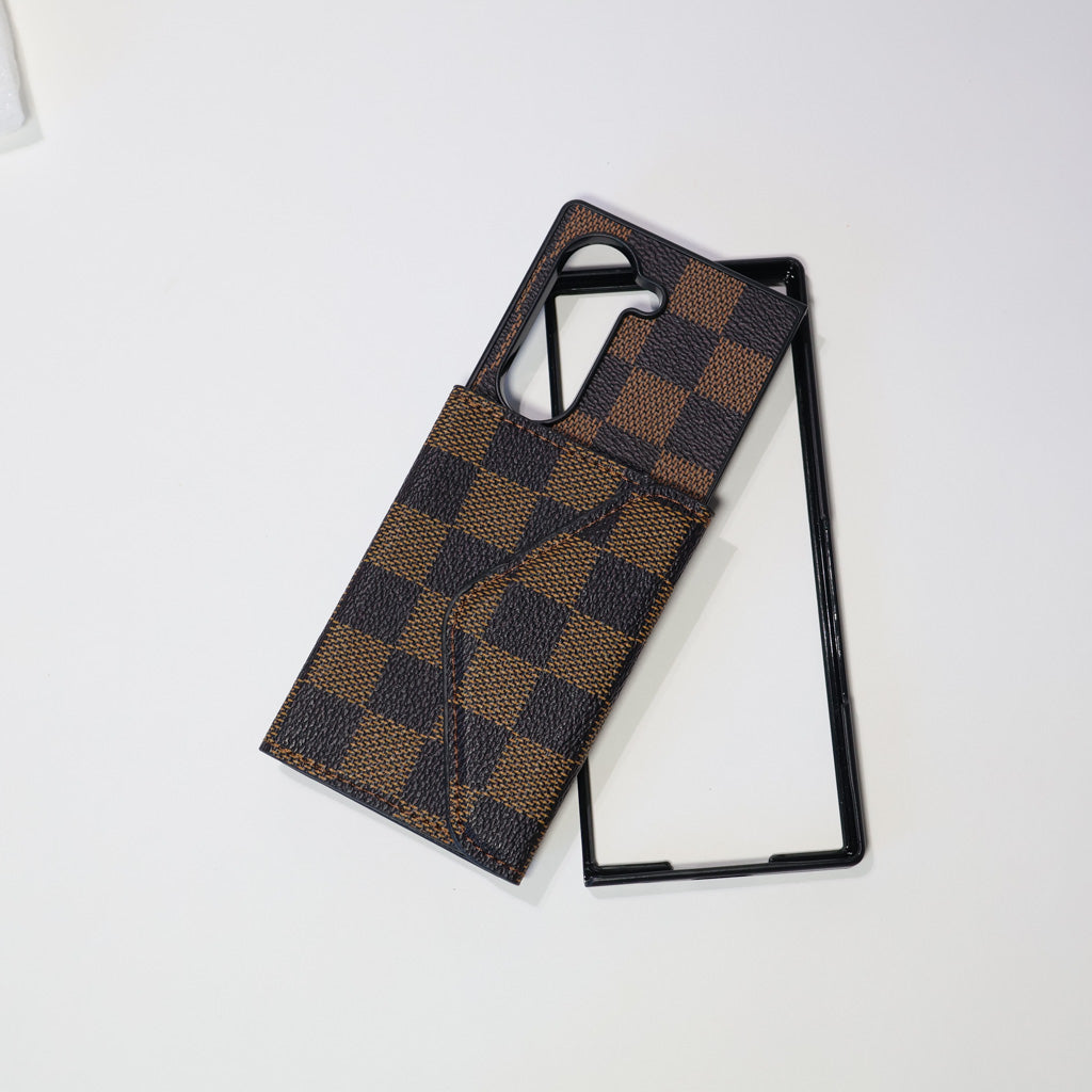 Fashion Wallet Case Z Fold Samsung Galaxy 3 4 5 6 7 Seies