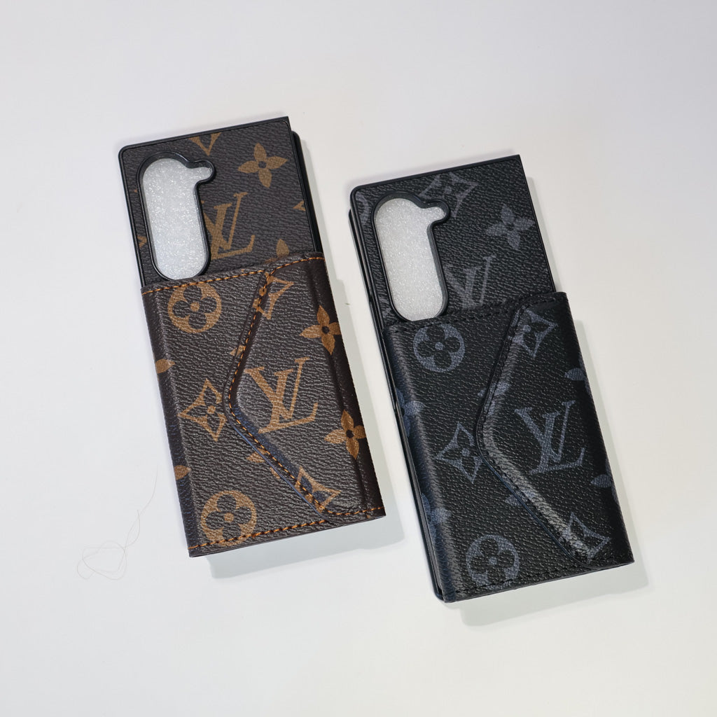 Fashion Wallet Case Z Fold Samsung Galaxy 3 4 5 6 7 Seies