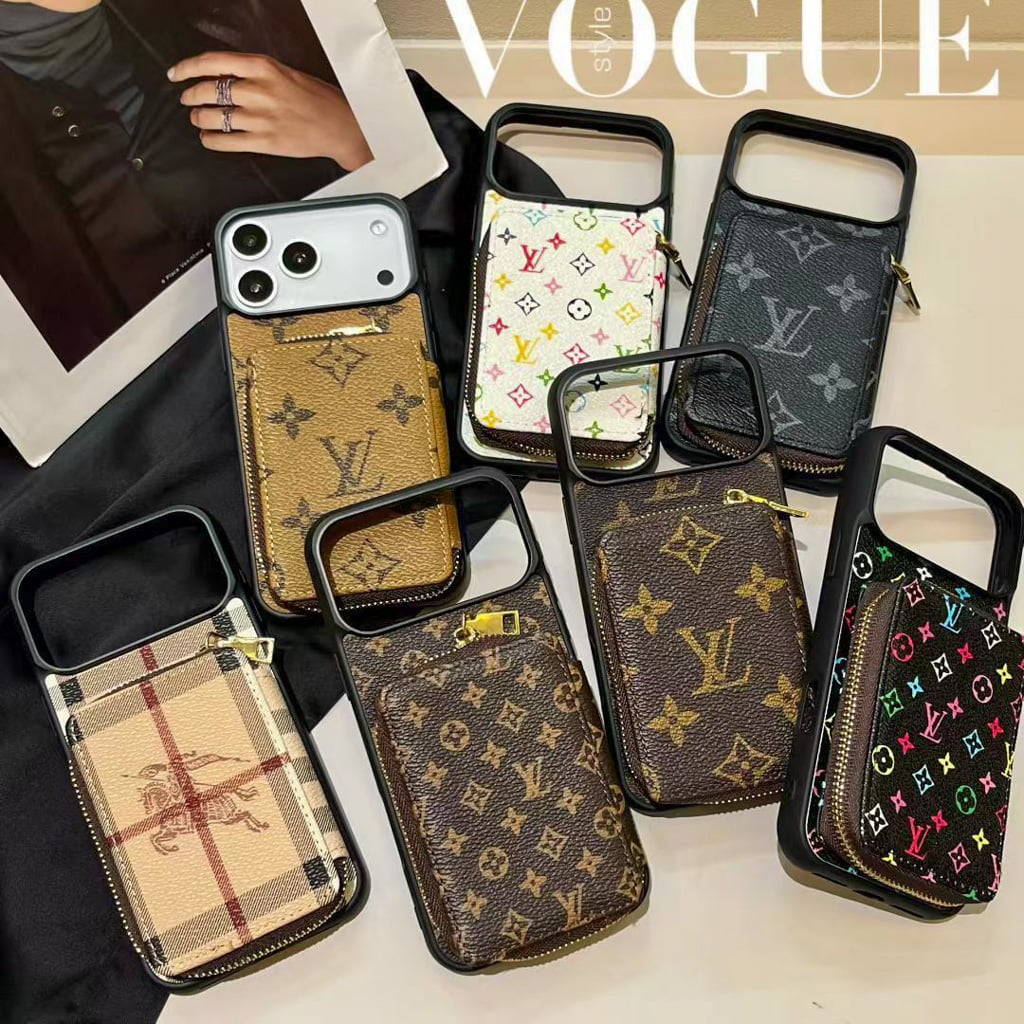 Lv Zipped Wallet Phone Case Iphone 17 / Pro / Pro Max / Air