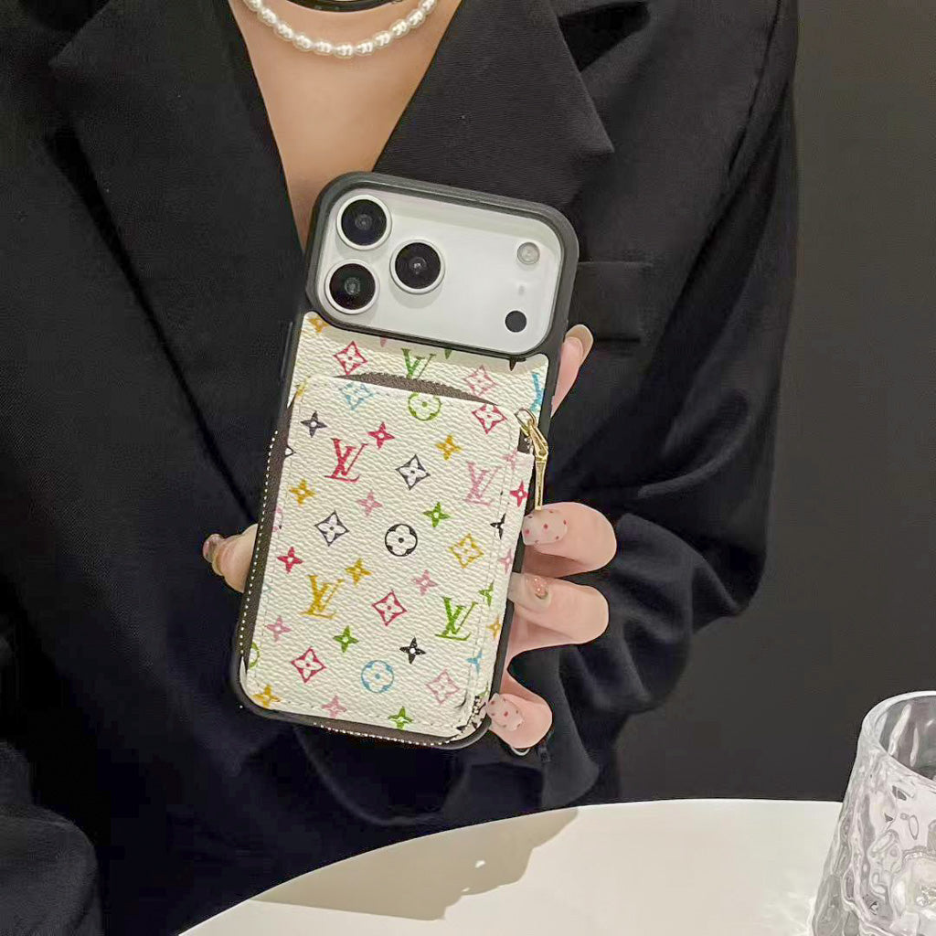 Lv Zipped Wallet Phone Case Iphone 17 / Pro / Pro Max / Air