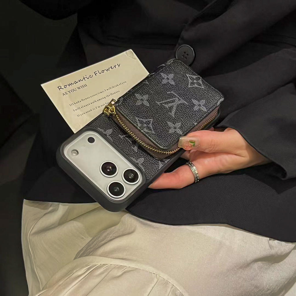 Lv Zipped Wallet Phone Case Iphone 17 / Pro / Pro Max / Air