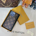 Classic Lv Iphone Case For Iphone 12 / 13 / 14 / 15 / 16 / Pro / Pro Max