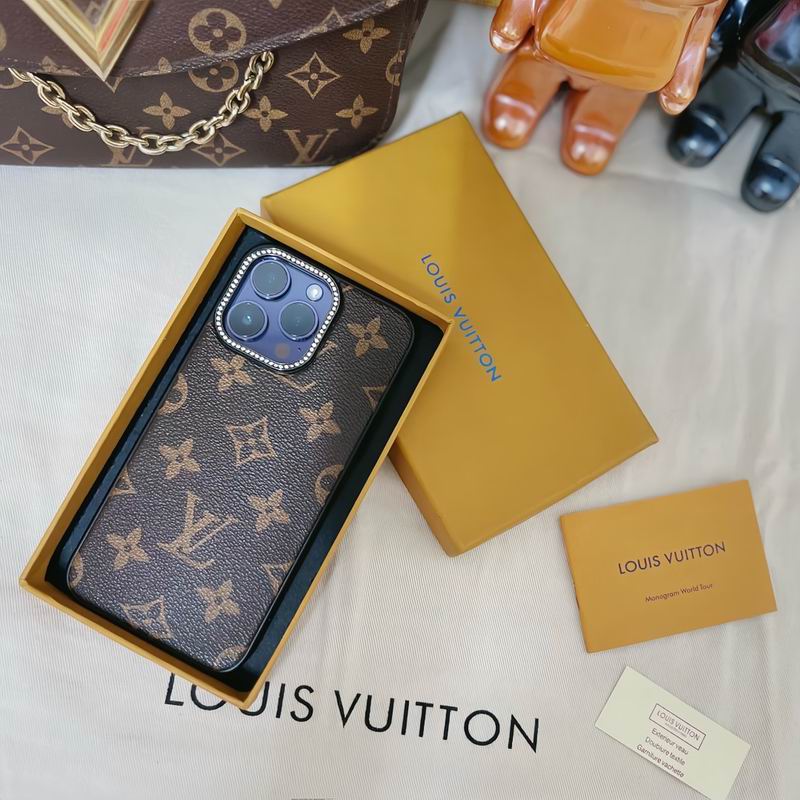 Classic Lv Iphone Case For Iphone 12 / 13 / 14 / 15 / 16 / Pro / Pro Max