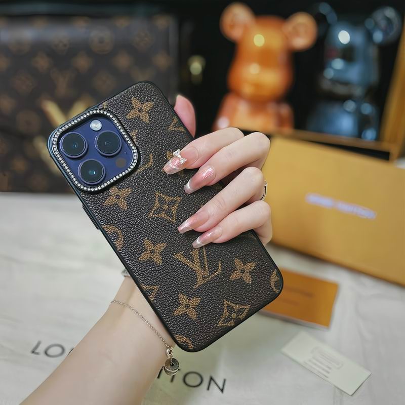 Classic Lv Iphone Case For Iphone 12 / 13 / 14 / 15 / 16 / Pro / Pro Max