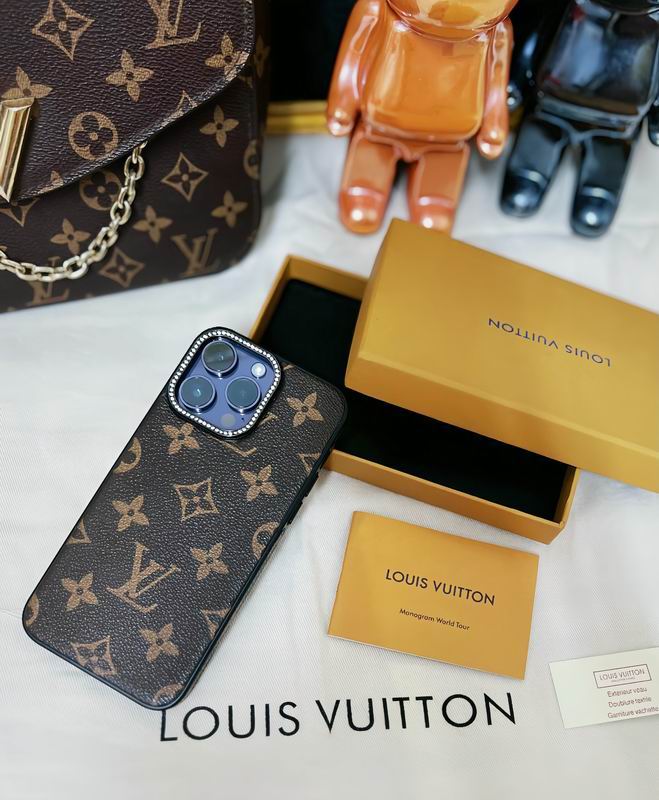 Classic Lv Iphone Case For Iphone 12 / 13 / 14 / 15 / 16 / Pro / Pro Max