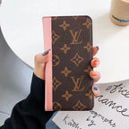 Lv Iphone 16 Case 15 14 13 12 Pro Max Plus Series Wallet