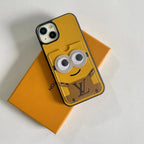Louis Vuitton Phone Case Minions Card Holder For 11 12 13 14 Pro Max Plus