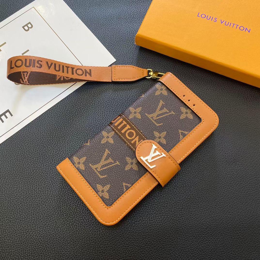 Lv Iphone Case Wallet Style For 12 13 14 15 16 Pro Max Plus Series