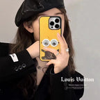 Louis Vuitton Phone Case Minions Card Holder For 11 12 13 14 Pro Max Plus