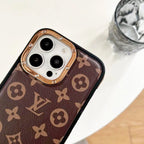 Monogram Luxury Lv Iphone Case For 13-16 Pro Max