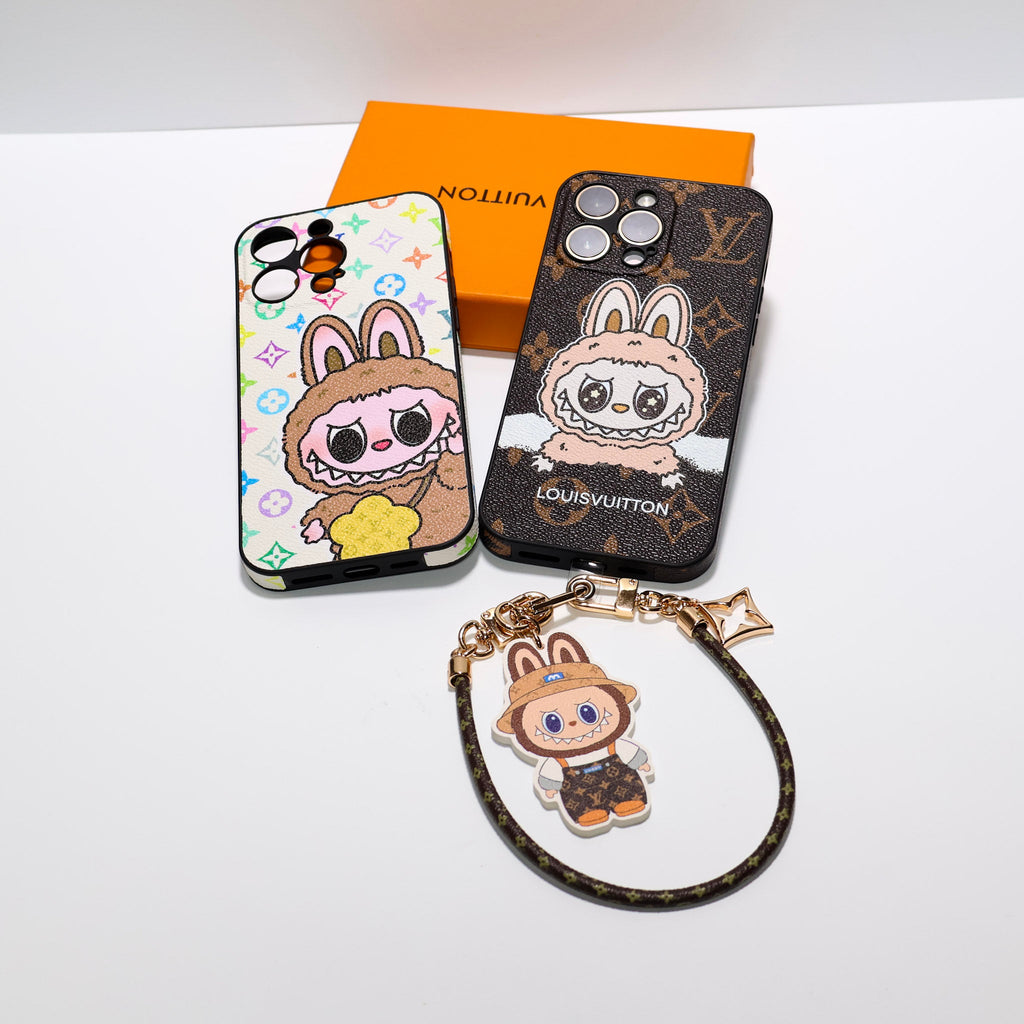 Labubu Big Face Lv Iphone Case For 13 – 16 Pro Max Series