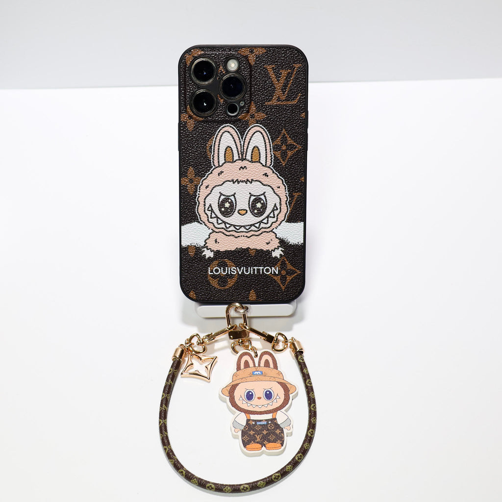 Labubu Big Face Lv Iphone Case For 13 – 16 Pro Max Series