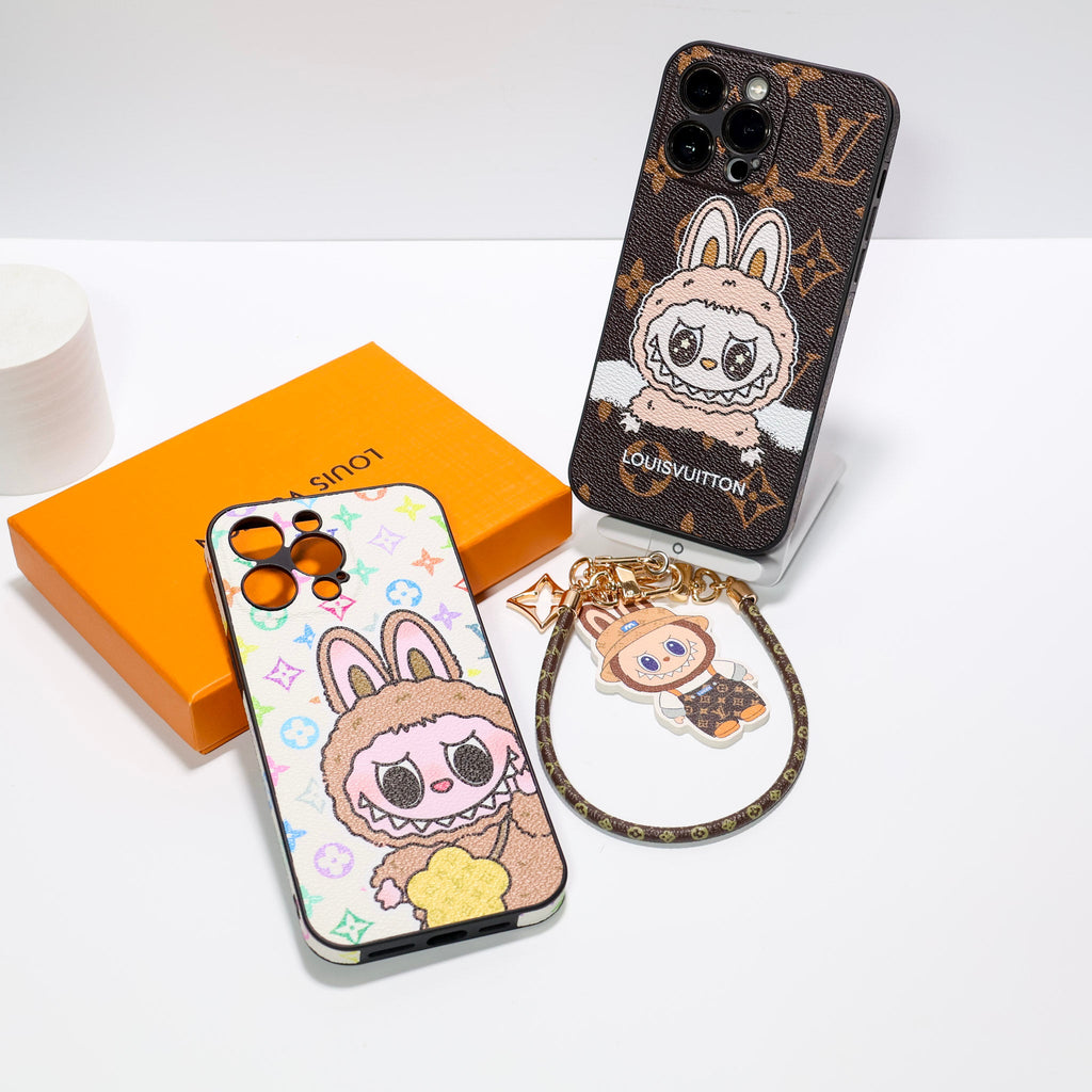 Labubu Big Face Lv Iphone Case For 13 – 16 Pro Max Series