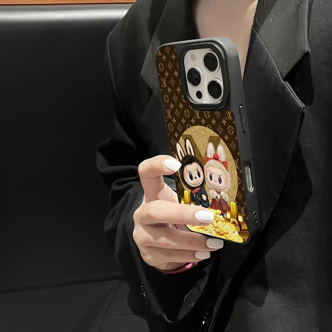 Labubu Phone Case Lv Collaboration For 13-16 Pro Max