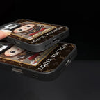 Lv Labubu Iphone Case Monogram Style For 13-16 Pro Max