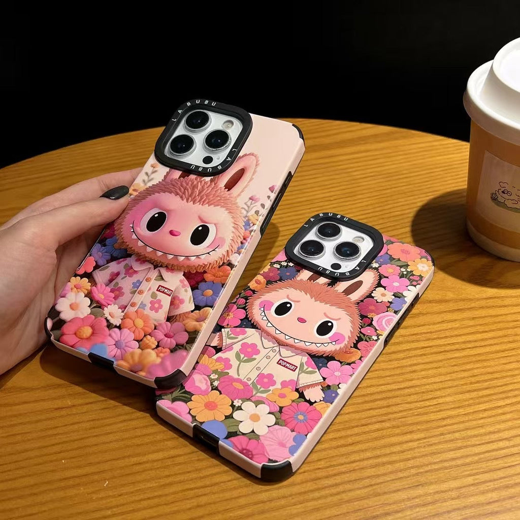 Labubu 3D Print Iphone Case Magsafe For 12-16 Pro Max Plus