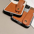 Loewe Phone Case Hand Strap Card Holder For Iphone 12 13 14 Pro Max Plus