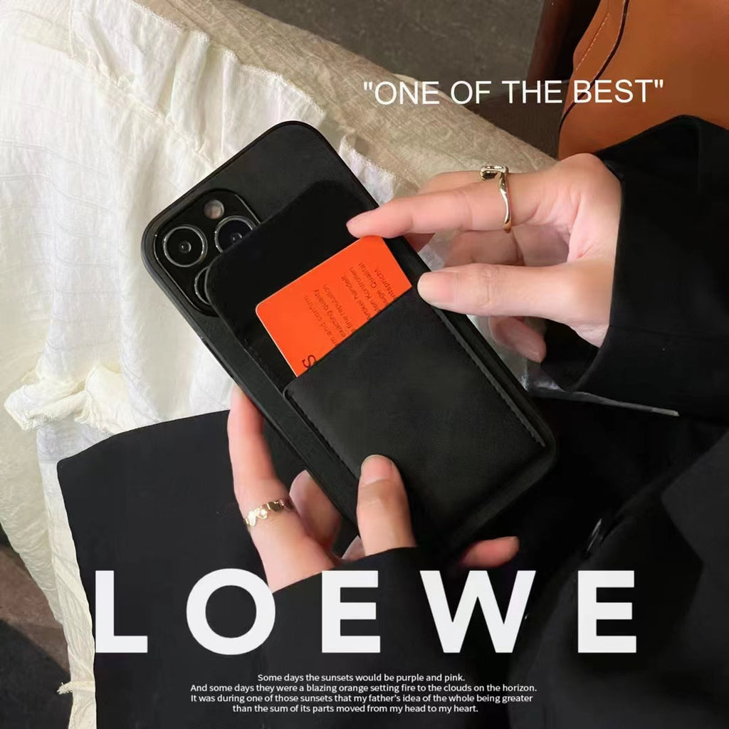 Loewe Iphone Case Card Holder Leather For Iphone 11 12 13 14 Pro Max