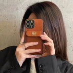 Loewe Iphone Case Card Holder Leather For Iphone 11 12 13 14 Pro Max