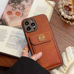 Loewe Iphone Case Card Holder Leather For Iphone 11 12 13 14 Pro Max