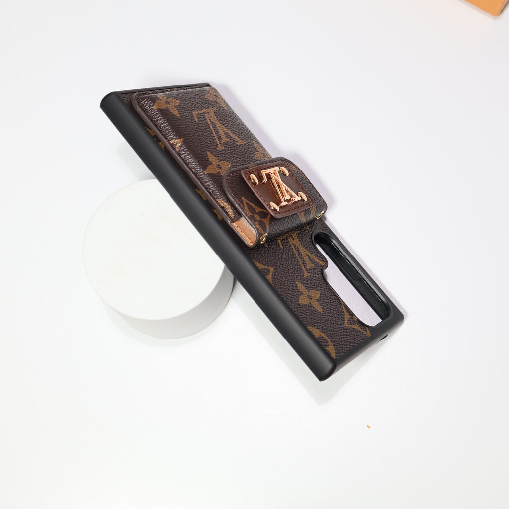 Monogram Louis Vuitton Phone Case For Samsung Galaxy S22 23 24 25 26 Ultra Plus