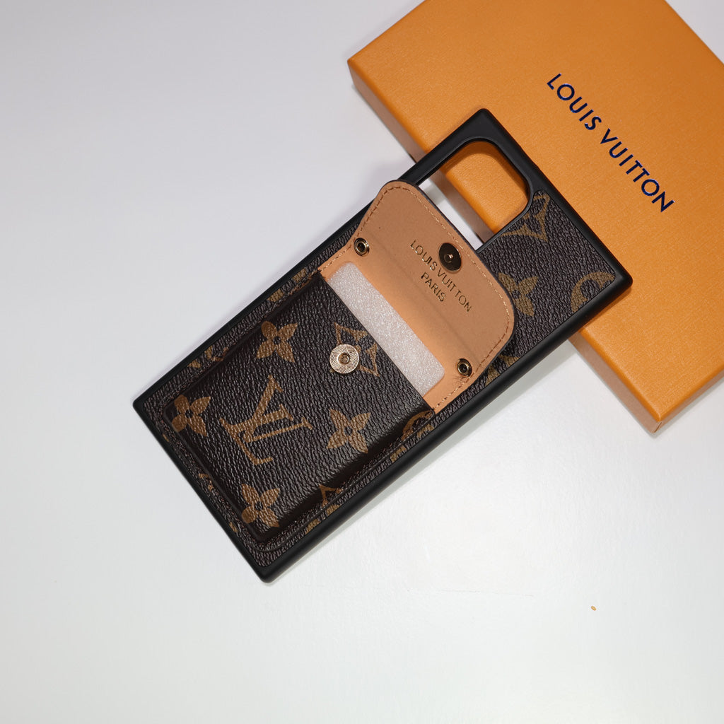 Monogram Louis Vuitton Phone Case For Samsung Galaxy S22 23 24 25 26 Ultra Plus