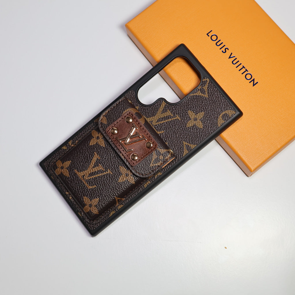 Monogram Louis Vuitton Phone Case For Samsung Galaxy S22 23 24 25 26 Ultra Plus