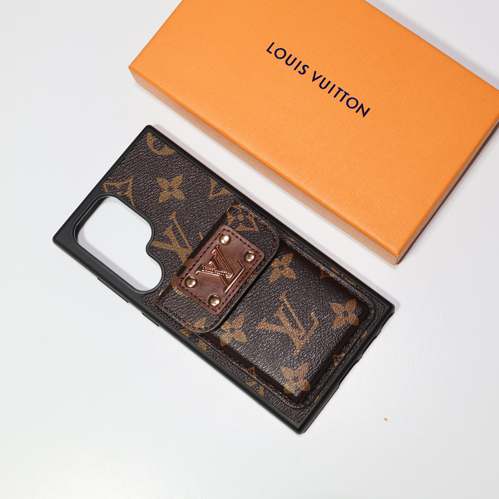 Monogram Louis Vuitton Phone Case For Samsung Galaxy S22 23 24 25 26 Ultra Plus