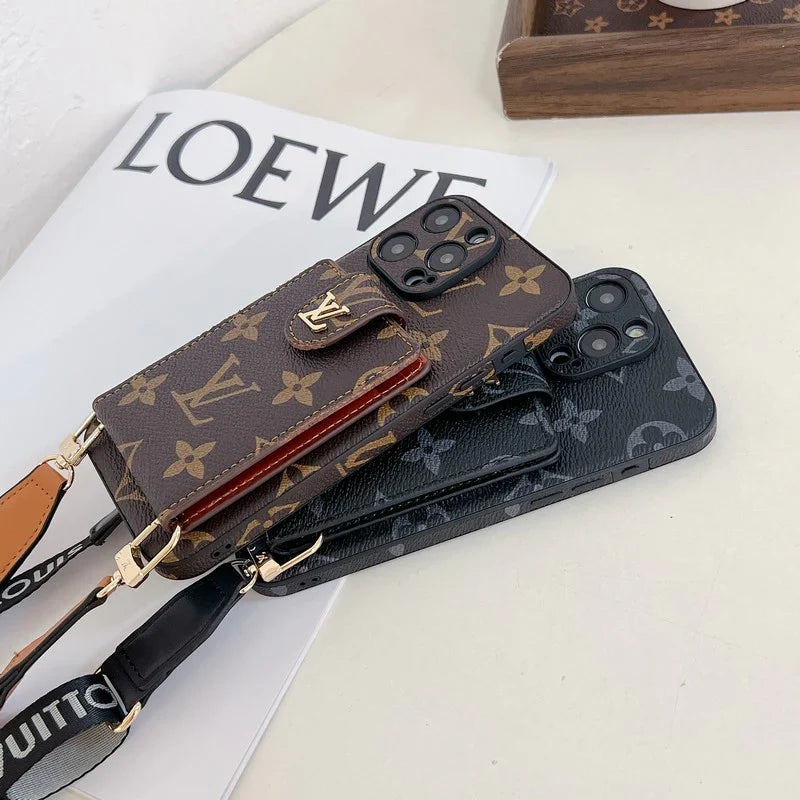Lv Crossbody Phone Case For Iphone 12-16 Pro Max Plus