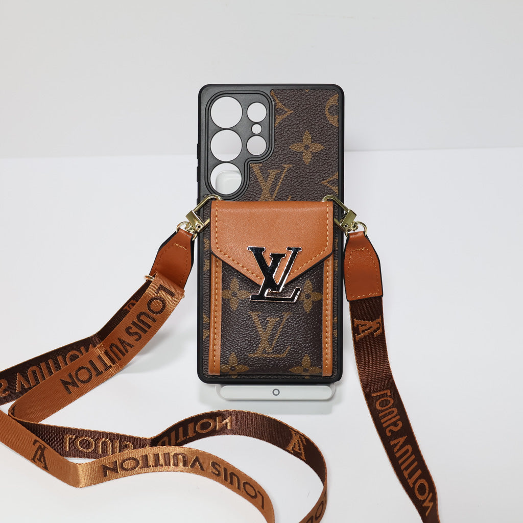 Lv Samsung Galaxy Crossbody Phone Case For S22-26 Ultra Plus