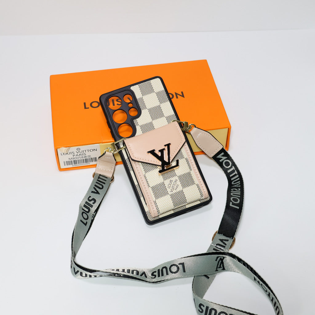 Lv Samsung Galaxy Crossbody Phone Case For S22-26 Ultra Plus